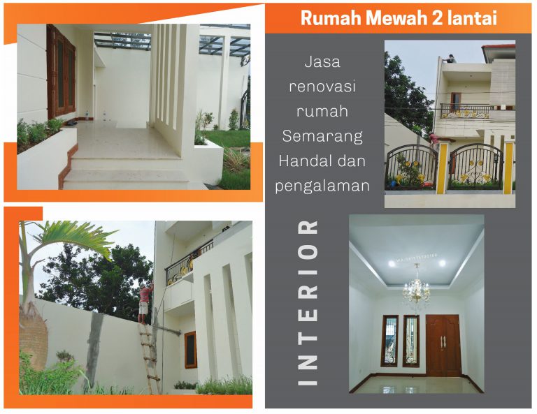 Renovasi rumash mewah 2 lantai Pemborong Semarang