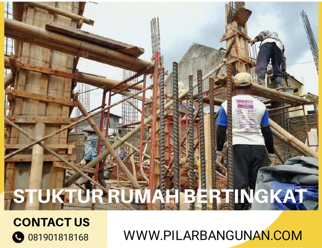 Struktur rumah tingkat Pemborong Semarang